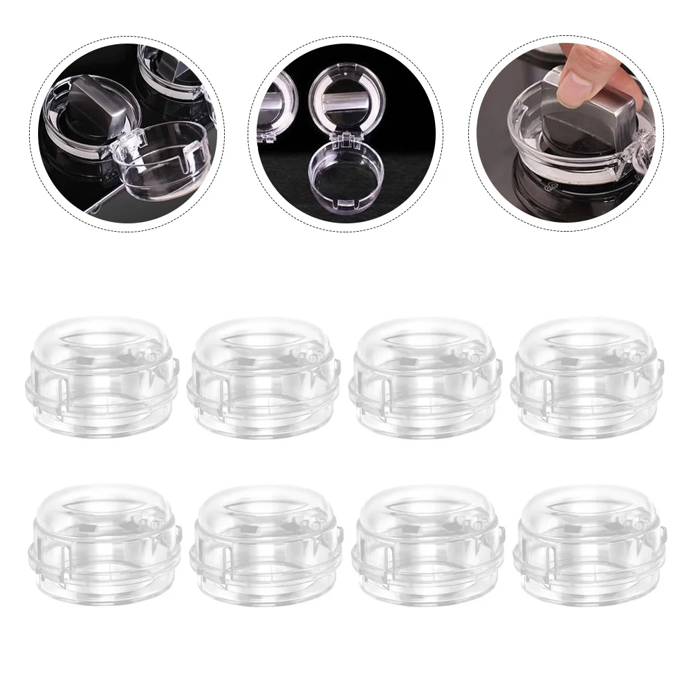 

10 шт., чехлы для ручек плиты, газовый предохранительный замок, защитная крышка от детей, кухонная защита, чехлы для ручек плиты, защитный замок