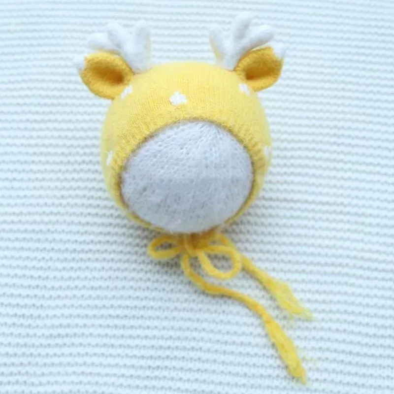 Accessoires de photographie pour nouveau-nés, chapeau en bois, bonnet en Crochet pour bébé, Studio Photo, pour hommes et femmes