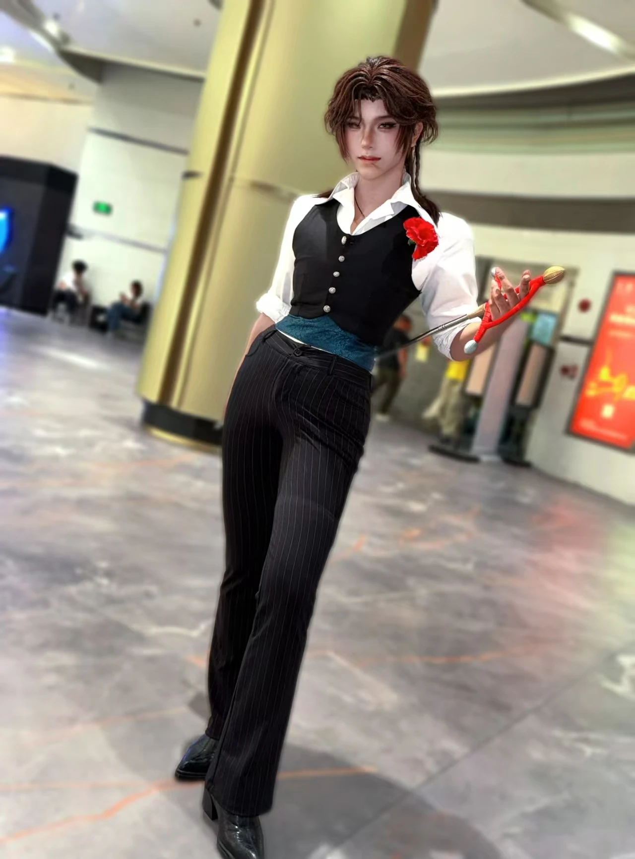 Men's Identity V Hernando Romero Matador Cosplay Costume Anime Game Bullfighter Outfit for Halloween Party Role Play view 3