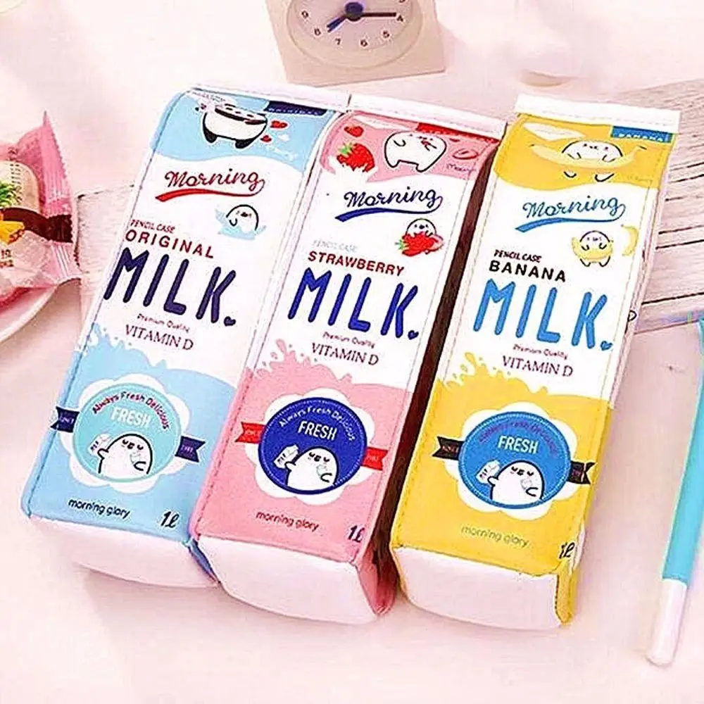 بو الجلود تخزين كبير الكرتون الصباح الحليب مكتب التموين القرطاسية المدرسية مقلمة الفاكهة الحليب الكرتون صندوق رصاص حقيبة القلم #4