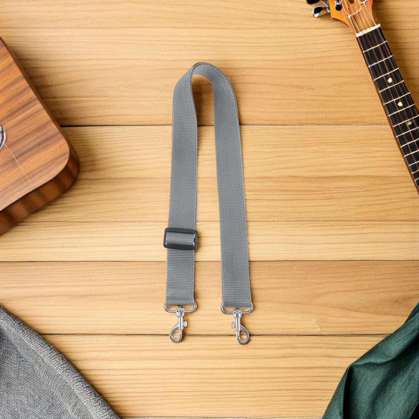 2Pcs Nylon Marching Snare Drum Strap Adjustable Wide Sling with Hook Design for Snare Bass Drums Comfort Fit All Body Types - view 5