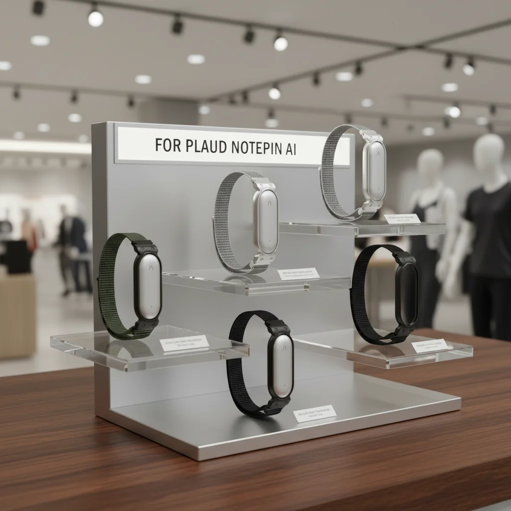 

New Nylon Voice Recorder Case Strap Replacement Integrated Wrist ​Band Adjustable Portable Protective Cover for PLAUD Notepin AI