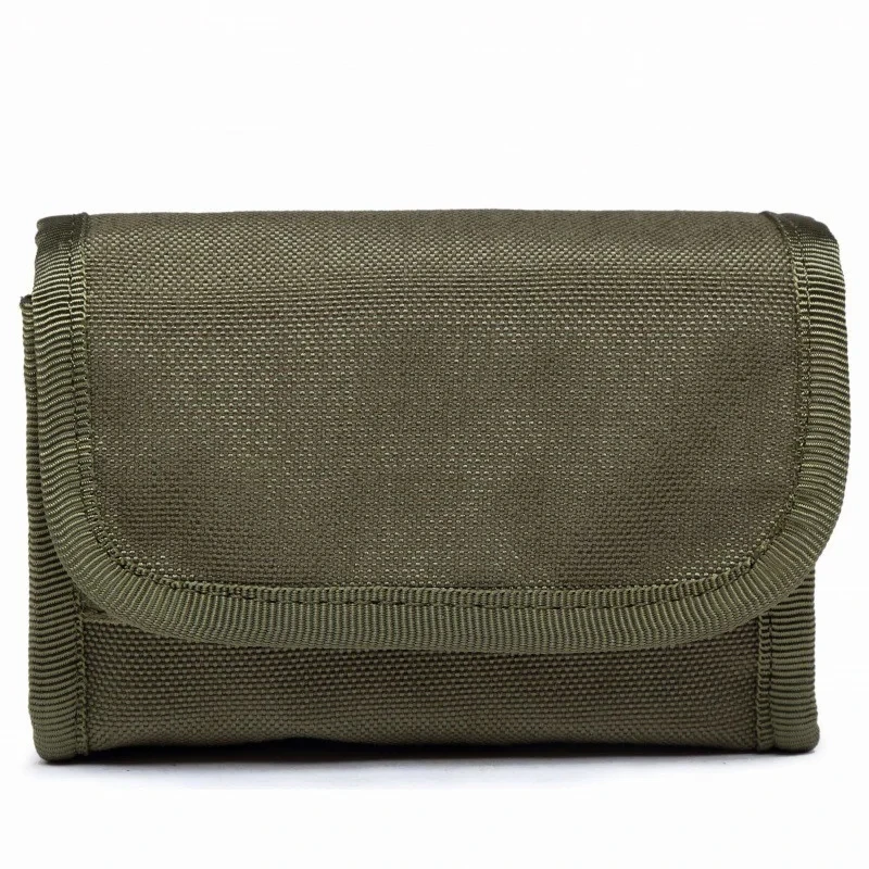 10 Rounds Tactical Ammo Waist Pouch, MOLLE Nylon Shot Shell Holder, Mini EDC Storage Bag for Outdoor Shooting Hunting