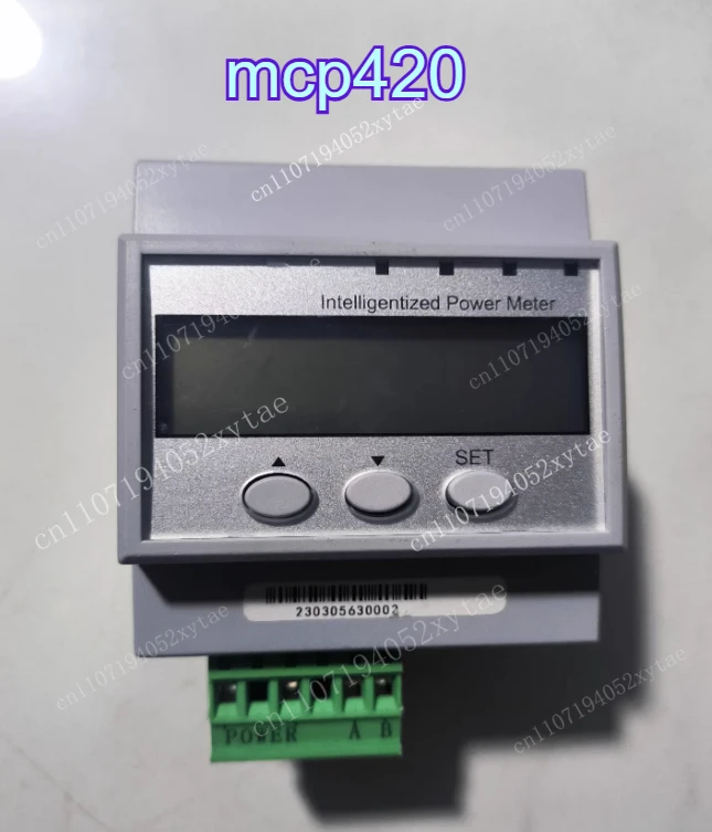 The smart power meter MCP420 can be used normally