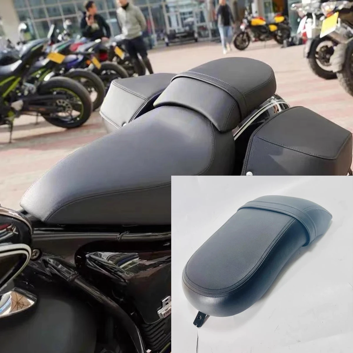 

Fit For BMW R18 R 18 Cruise motorcycle modified leather passenger seat cushion rear backrest