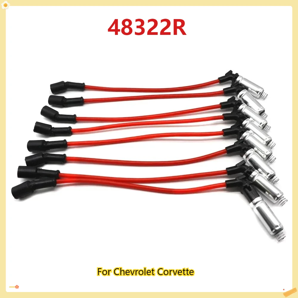 

48322R 8PCS/lot Ignition Spark Plug Wire Kit Set Cable For Chevrolet Avalanche GMC Envoy Yukon XL Pontiac Grand Prix GTO Hummer
