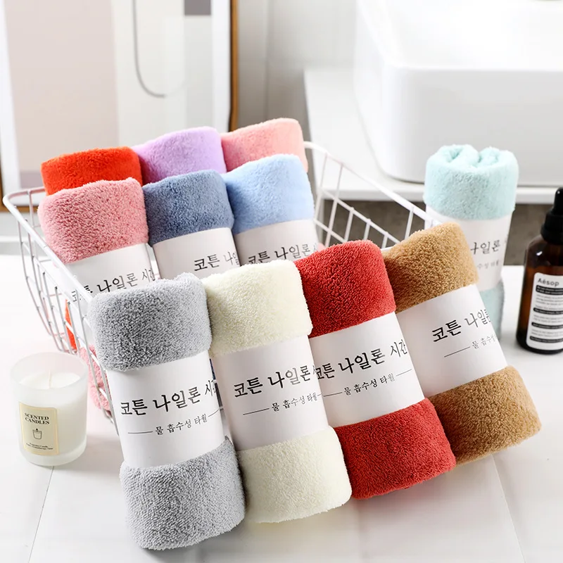 30cmx60cm Bath Towel Set Thickened Coral Velvet Bath Towel Extra Thick Soft Absorbent Towel Multi Bath Towel Bathroom Toiletries