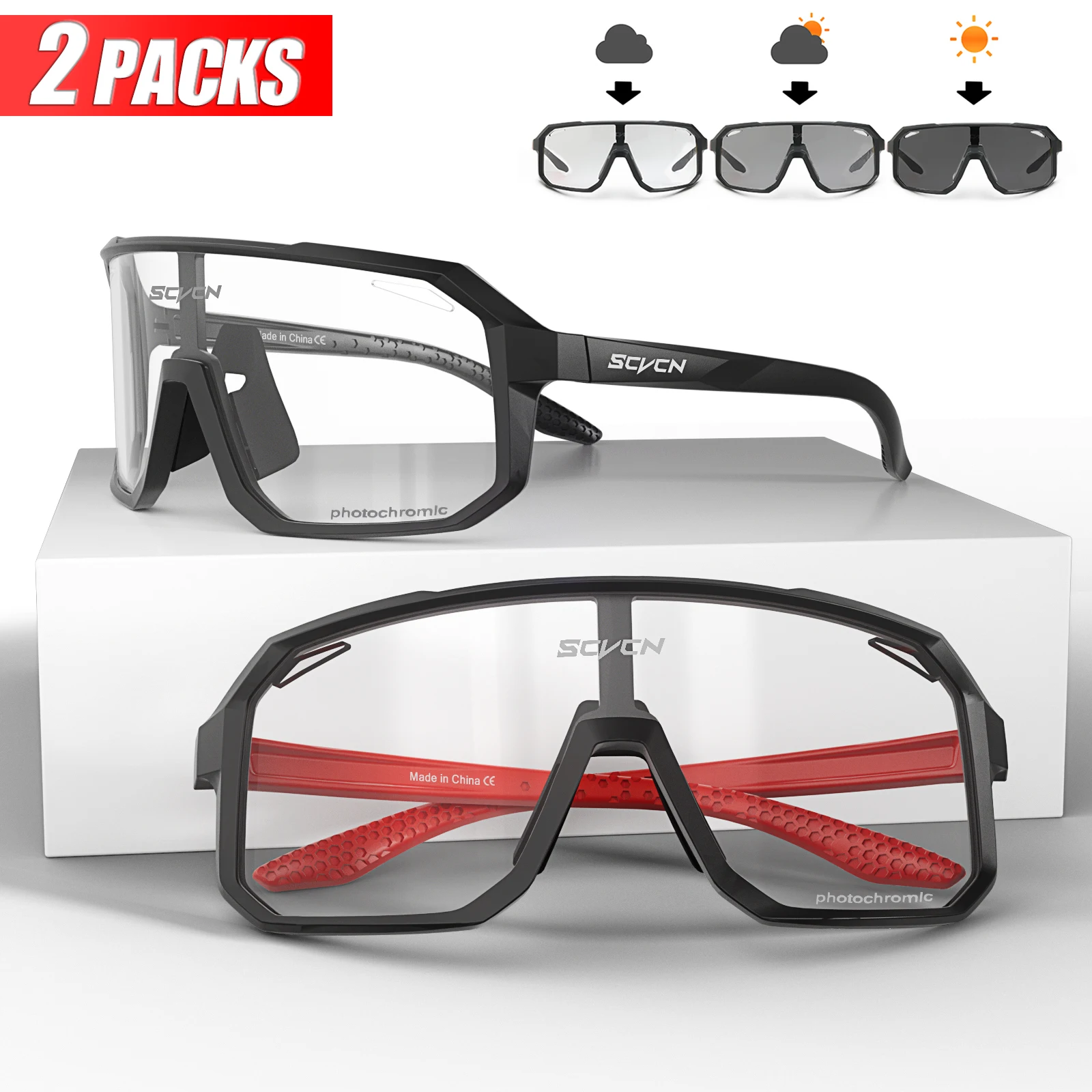 SCVCN Fahrrad brille photo chrome sonnenbrille männer frauen mountain bike road brillen neu fahrrad fahren outdoor sport wander brille 8