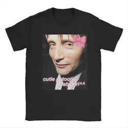 Mads Mikkelsen Baby Girl Men's T Shirt Vintage Tee Shirt Short Sleeve O Neck T-Shirt Pure Cotton Plus Size Clothing