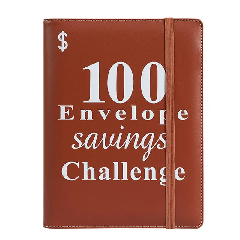 100 Envelopes Challenge Binder A5 Money Saving Binder For 5050 Dollars Cute Budget Book For Buying Car Vacation Fund Portable