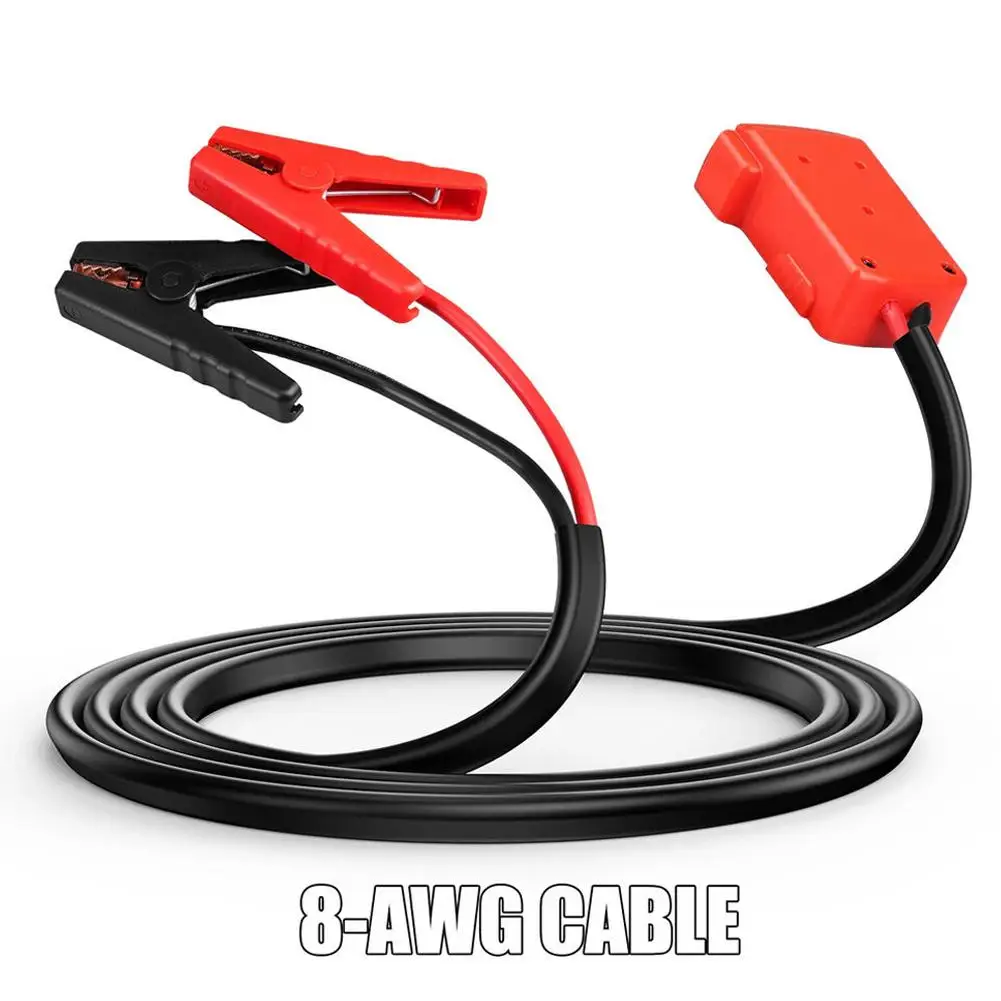 Car battery igniter Automotive emergency power kits 8AWG Cable 6.56ft For Milwaukee M18 Jumper Starter Jump Kit Power Tool Line