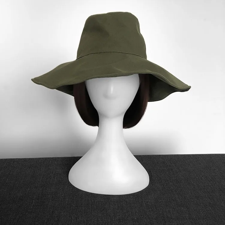 UMI MAO الربيع الصيف قبعة واسعة حافة المرأة قبعة بحافة واسعة حافة صياد قبعة سريعة الجافة مقاوم للماء الرجال قبعة بحافة #2
