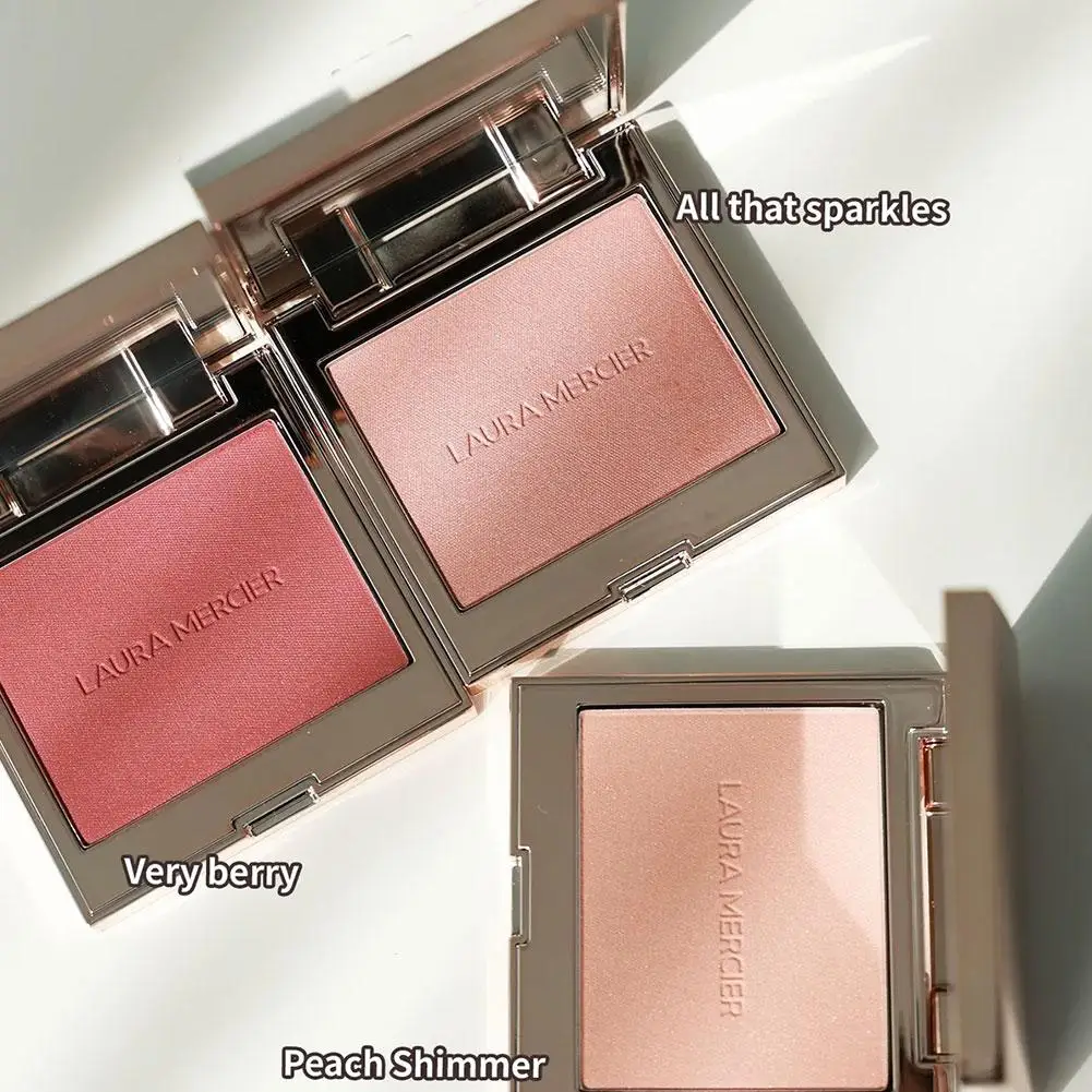 Nuevo colorete en polvo monocromático mate brillante, nuevo Color, baya rosa melocotón, textura fina, Maquillaje facial, colorete para un aspecto diario