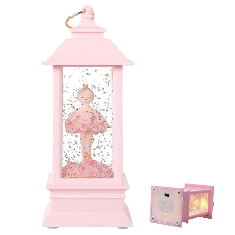 Ballet Dancer Night Light Ballet Dancer Nursery Lamp Portable Battery Powered Night Light Room Decoration Table Lamp Ornaments