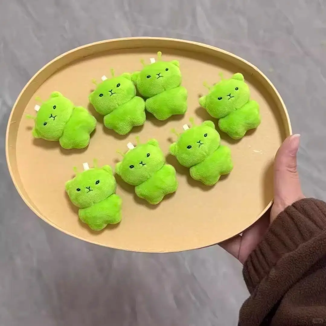 جديد الأخضر الغريبة القط أفخم القط الأخضر السلع لعبة من الكارتون محشوة الحيوان غرفة الديكور أفخم دمية عيد ميلاد لعيد الميلاد هدية الكريسماس