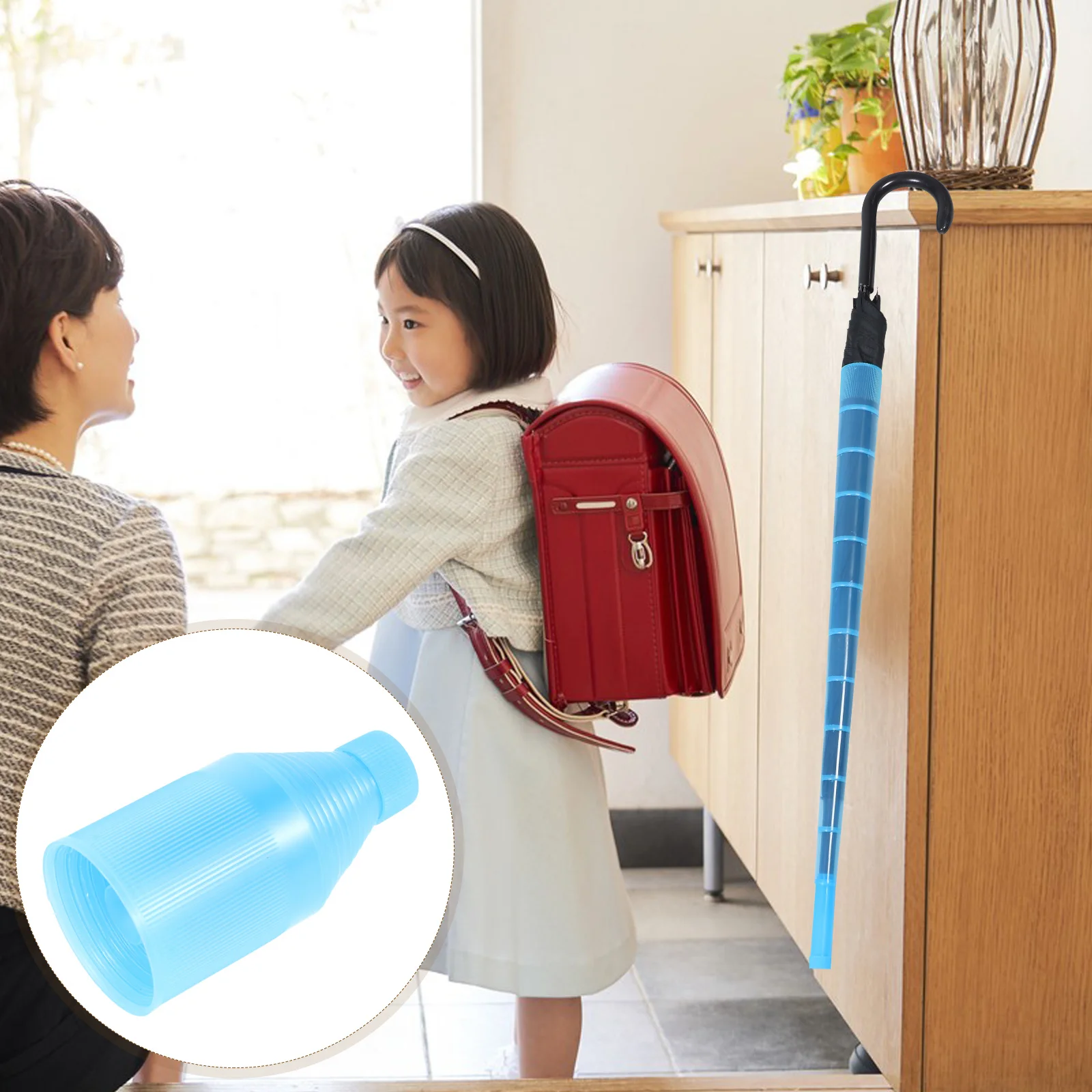

Umbrella Telescopic Sleeve Waterproof Cover Retractable Parasol Protective Student