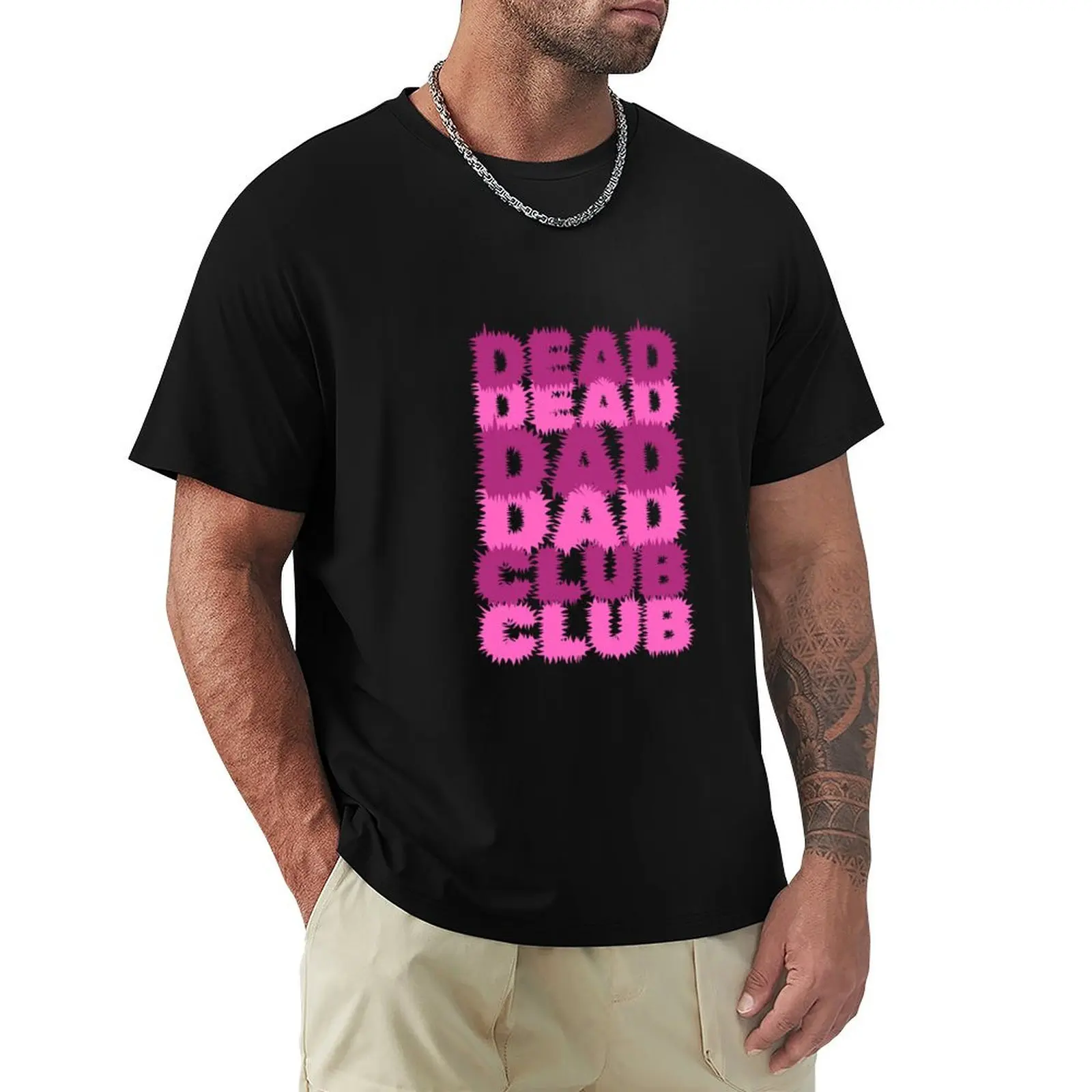 

Dead Dad Club Vintage Funny Saying T-Shirt summer clothes new edition cotton man t-shirts black t-shirts for men