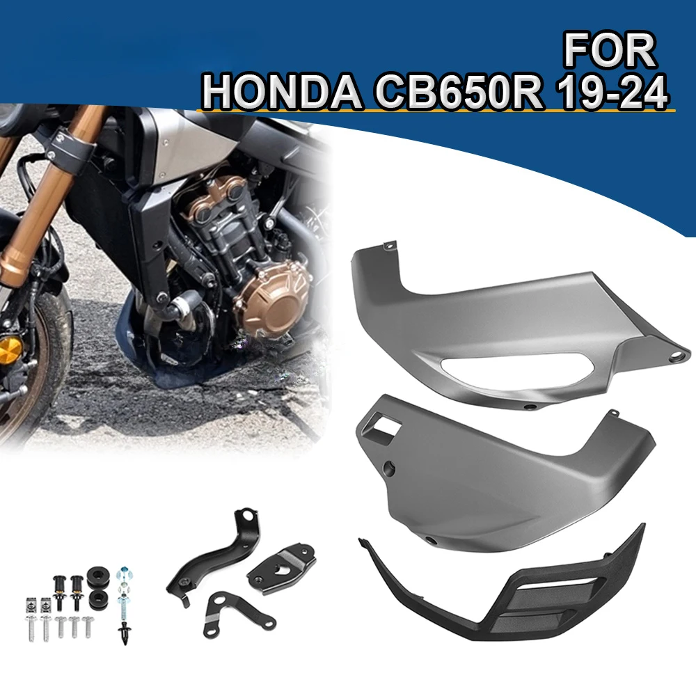 

For Honda CB650R CB 650R 19-24 Motorcycles Accessories Chassis Engine Lower Spoiler Body Fairing Belly Pan Protector Guard