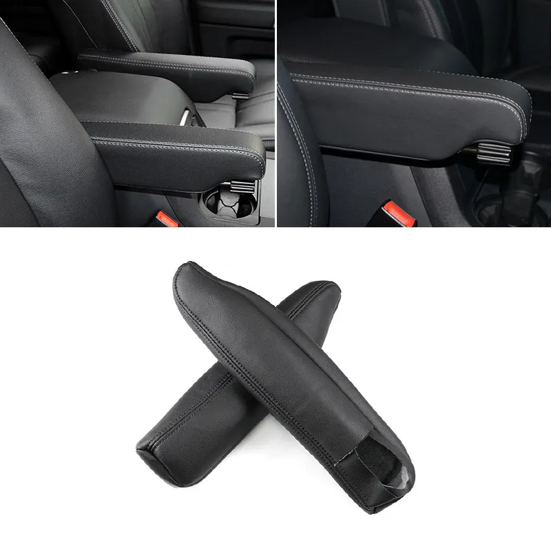 For Land Rover Discovery 3 4 2004-16 For Range Rover Sport 2005-13 Black Microfiber Leather Side Seat Armrest Handle Cover Trim