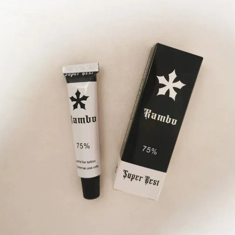 وشم رامبو 75% قبل الكريمة قبل المكياج الدائم كريم اليد Microblading للحواجب والشفاه 10 جرام #3