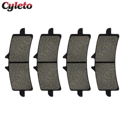 Cyleto Motorcycle Front Brake Pads for SUZUKI GSX-R 1000 GSX-R1000 Brembo Caliper 2012-2014 GSXR1000 GSXR 1000 2013-2014