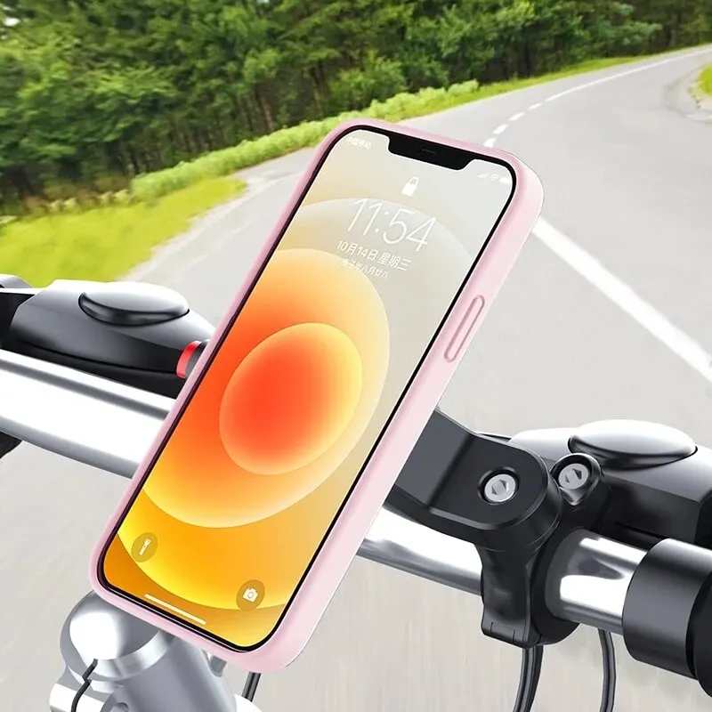 Bike Phone Holder Adjustable MTB Bike Bracket Universal Bicycle Phone Stand Bike Handlebar Stem Support Rack