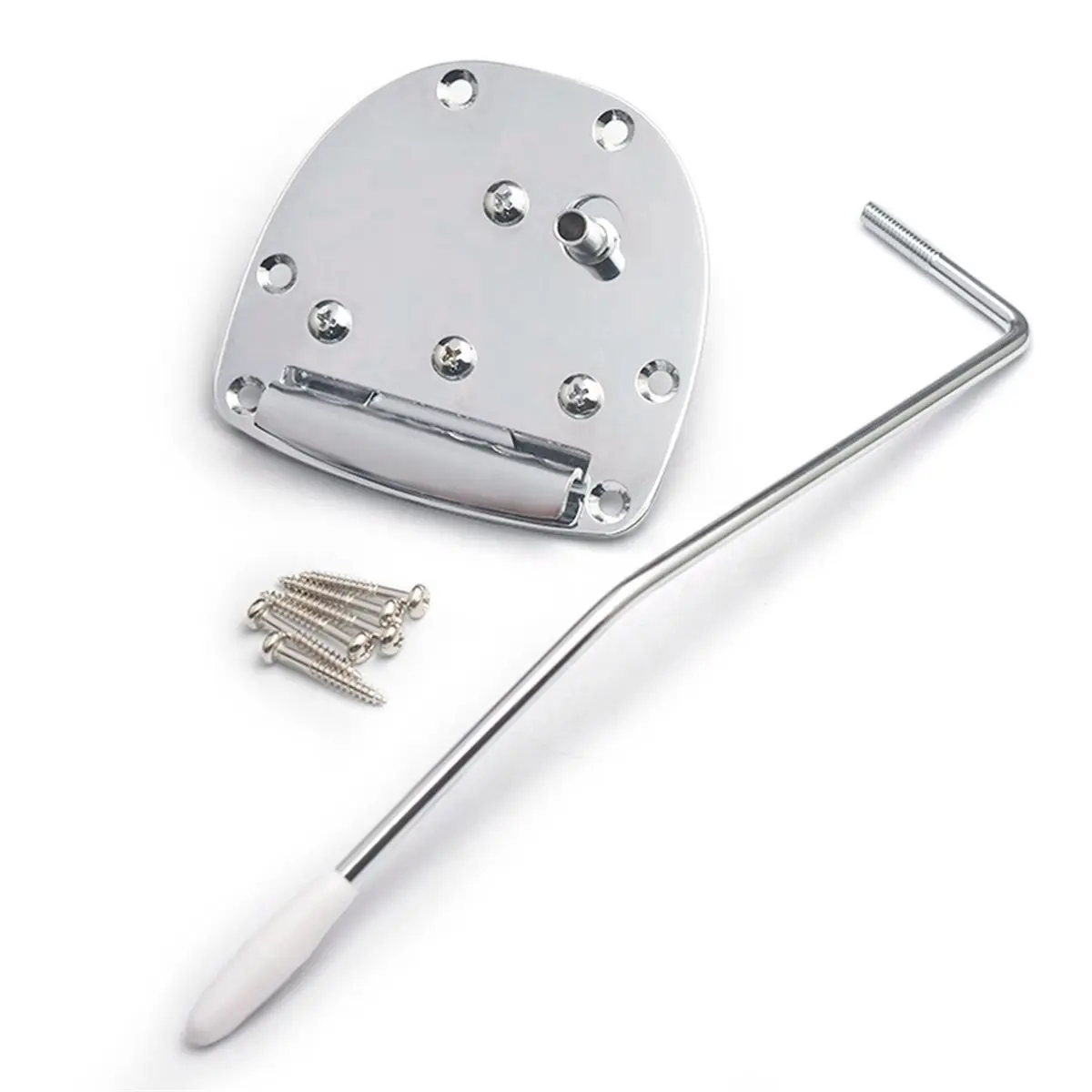 【Limited Offer】Electric Guitar Tremolo Bridge with Whammy Bar, Chrome/Gold Finish Silver