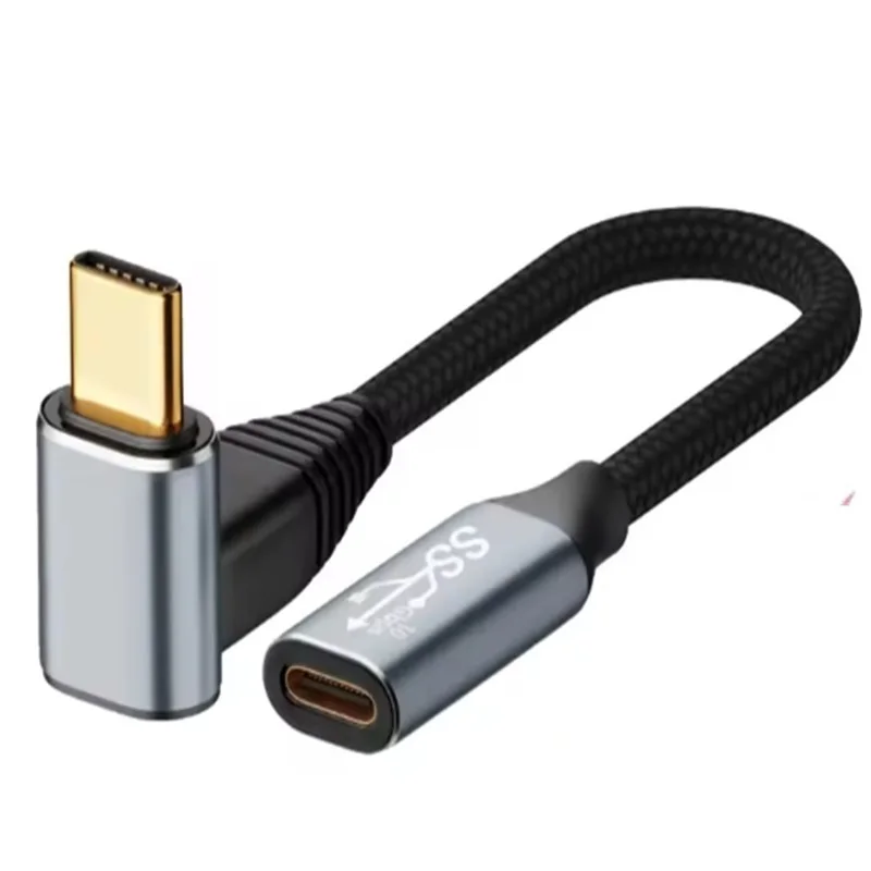 Type C Male to Female Extender Cord PD100W 5A Charging Cable USB C 3.1 10Gbps Data Cable For MacBook Pro 4k 60Hz Video Cable