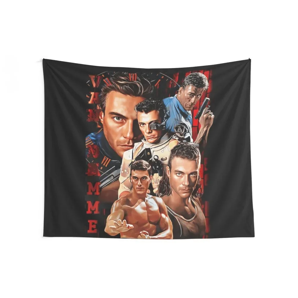 Jean Claude Van Damme Tapestry Wall Decoration Items Decor Home Carpet On The Wall Tapestry