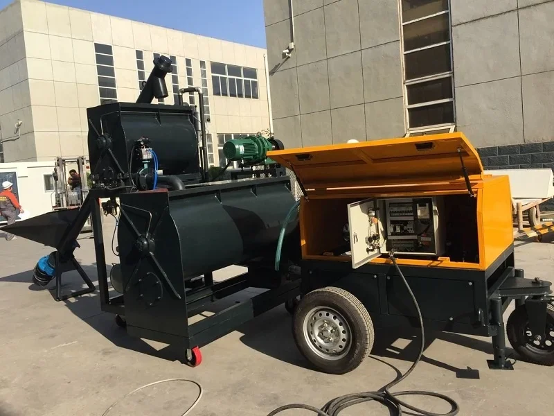 GF10H output 10m3/h clc foam concrete machine lightweight cement block brick machine in Vietnam