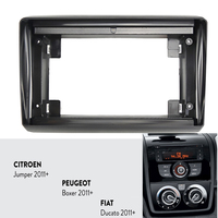 9 inch Car Fascia Radio Panel for CITROEN Jumper, Relay / PEUGEOT Boxer / FIAT Ducato 2011+ Dash Kit Facia Console Adapter Plate