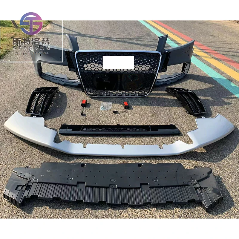 

Car Body Kit Front Bumper with Honeycomb Grille for A5 S5 B8 Upgrade to RS5 Style 2008-2012