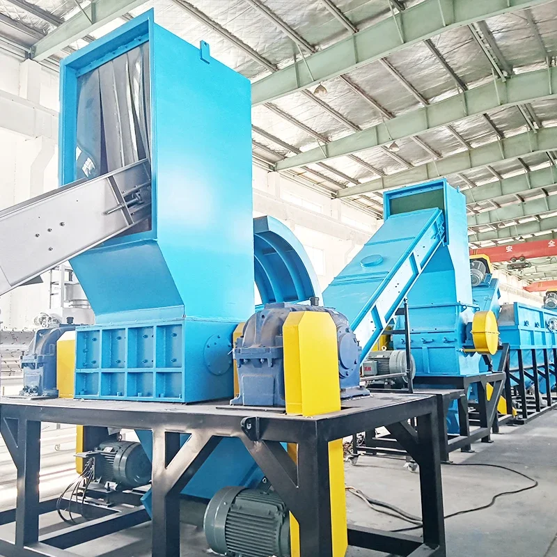 Factory Price Metal Shredder Machine Plastic Bottle PE Plastic Recycling Line Food Waste Paper Shredder Small Textile Shredder