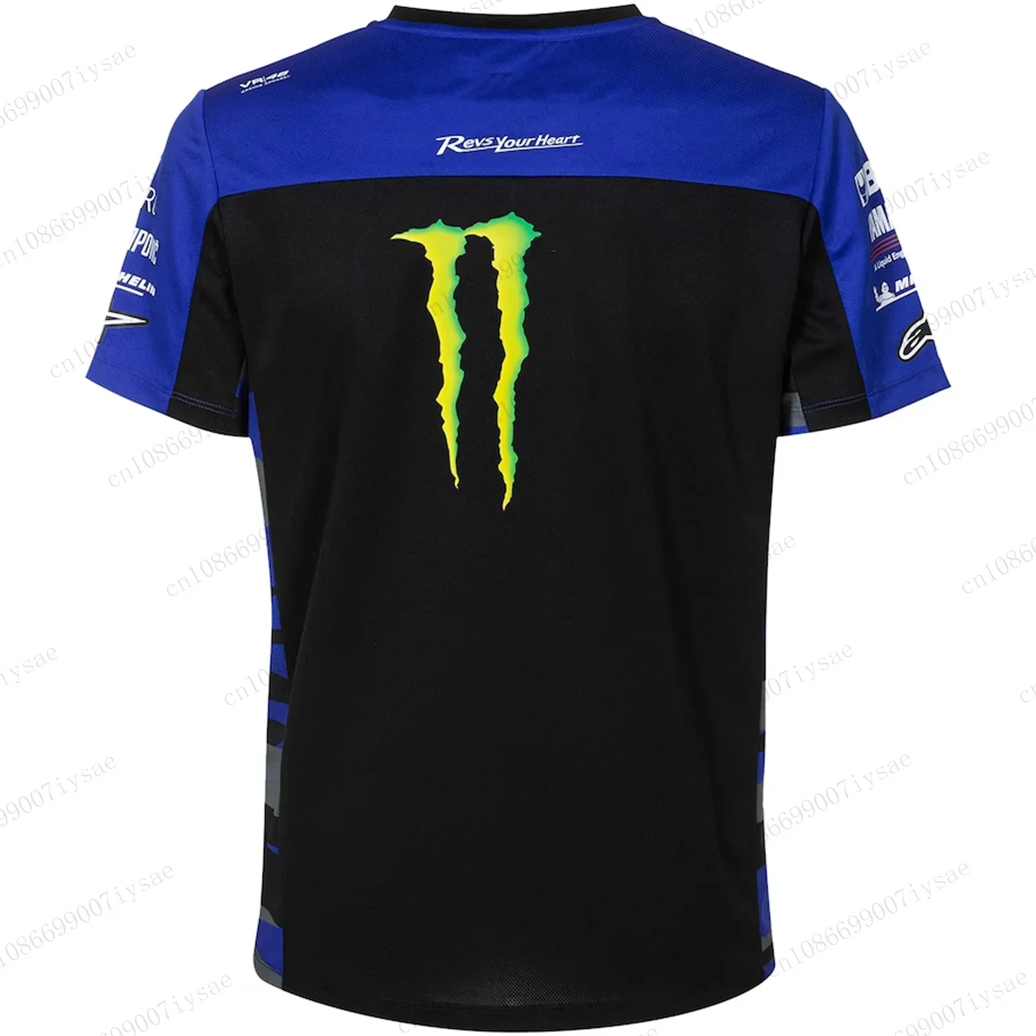 Ropa de trabajo con estampado 3D de equipo GP Match para hombre, camisetas de carreras de motos, camiseta transpirable de ocio de verano, ropa