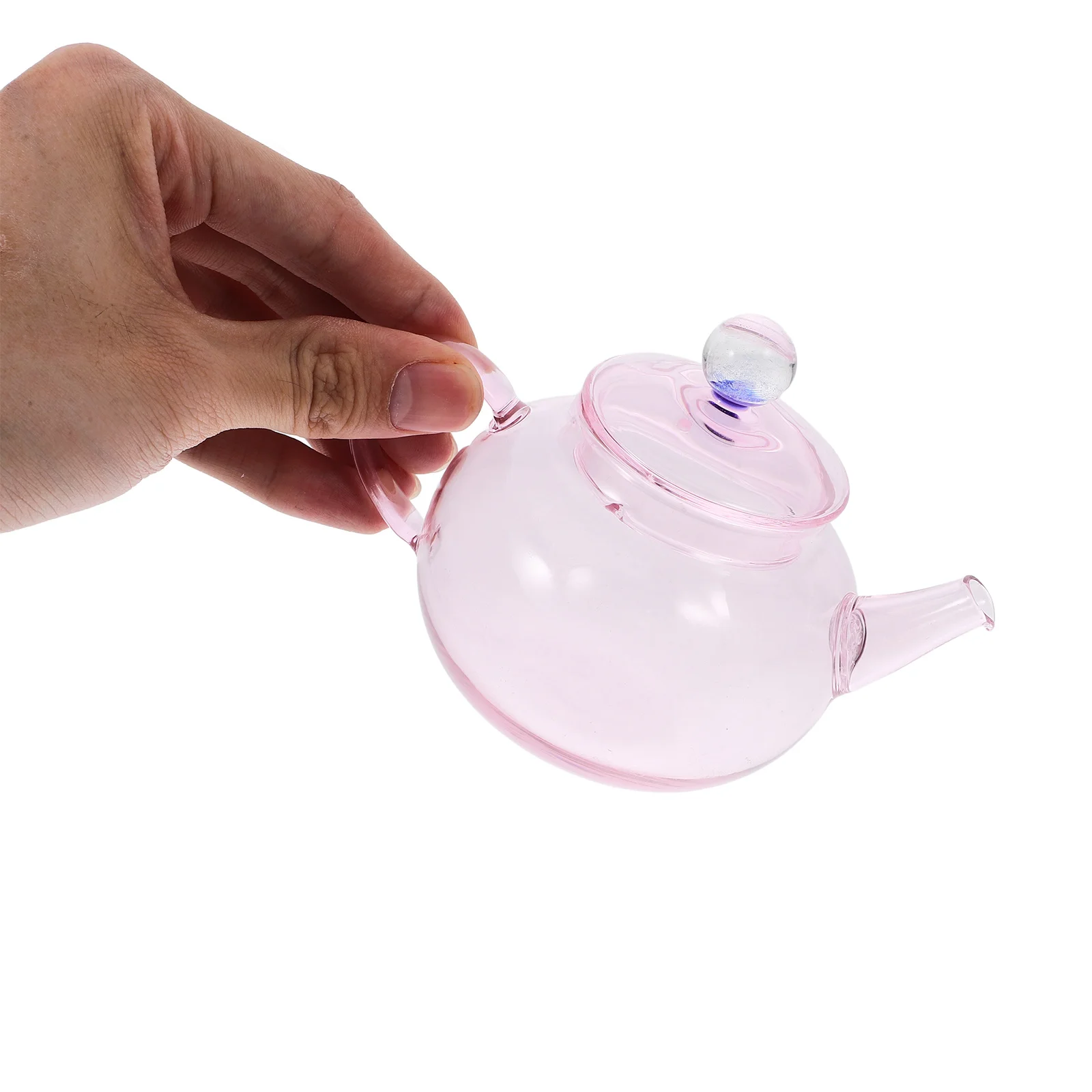 

Glass Teapot Loose Tea Kettle 200ml Thick Heat Resistant Clear Tea Maker Pot for Multiple Cups Brewing