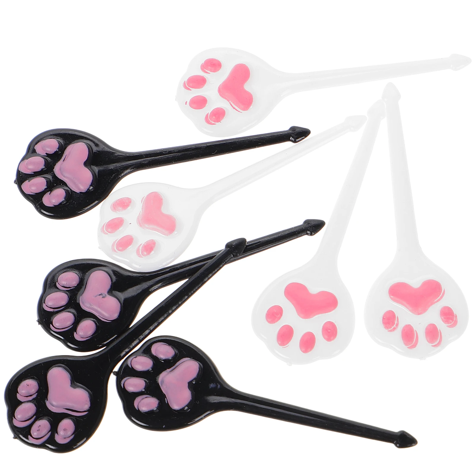 

8 Pcs Kids Fruit Fork Set Cute Cartoon Animal Picks Lunch Box Portable Easy Clean Toothpicks Bento Accessories School Travel