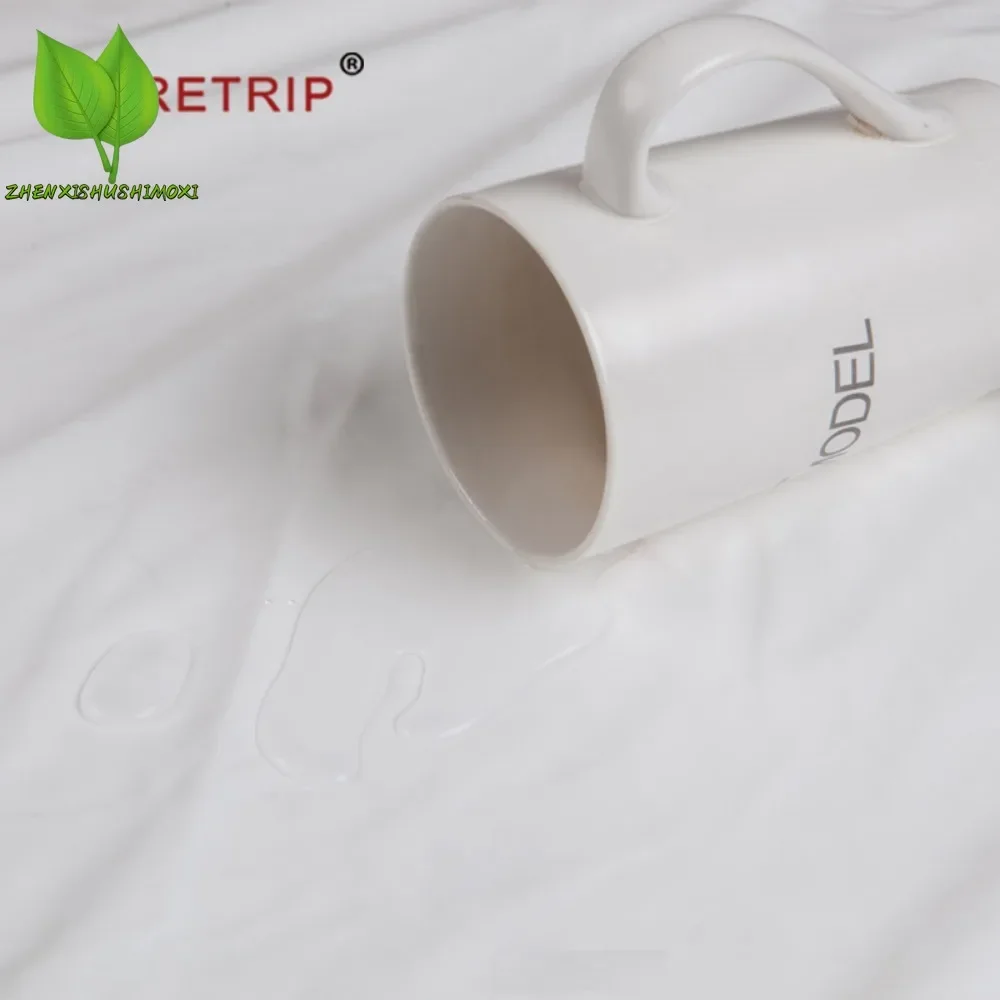 Smooth Waterproof Pillow Cover for Pillow Case Protector Allergy Pillow Case Anti Mites BedBug Proof Zipper All Sizes 1PC