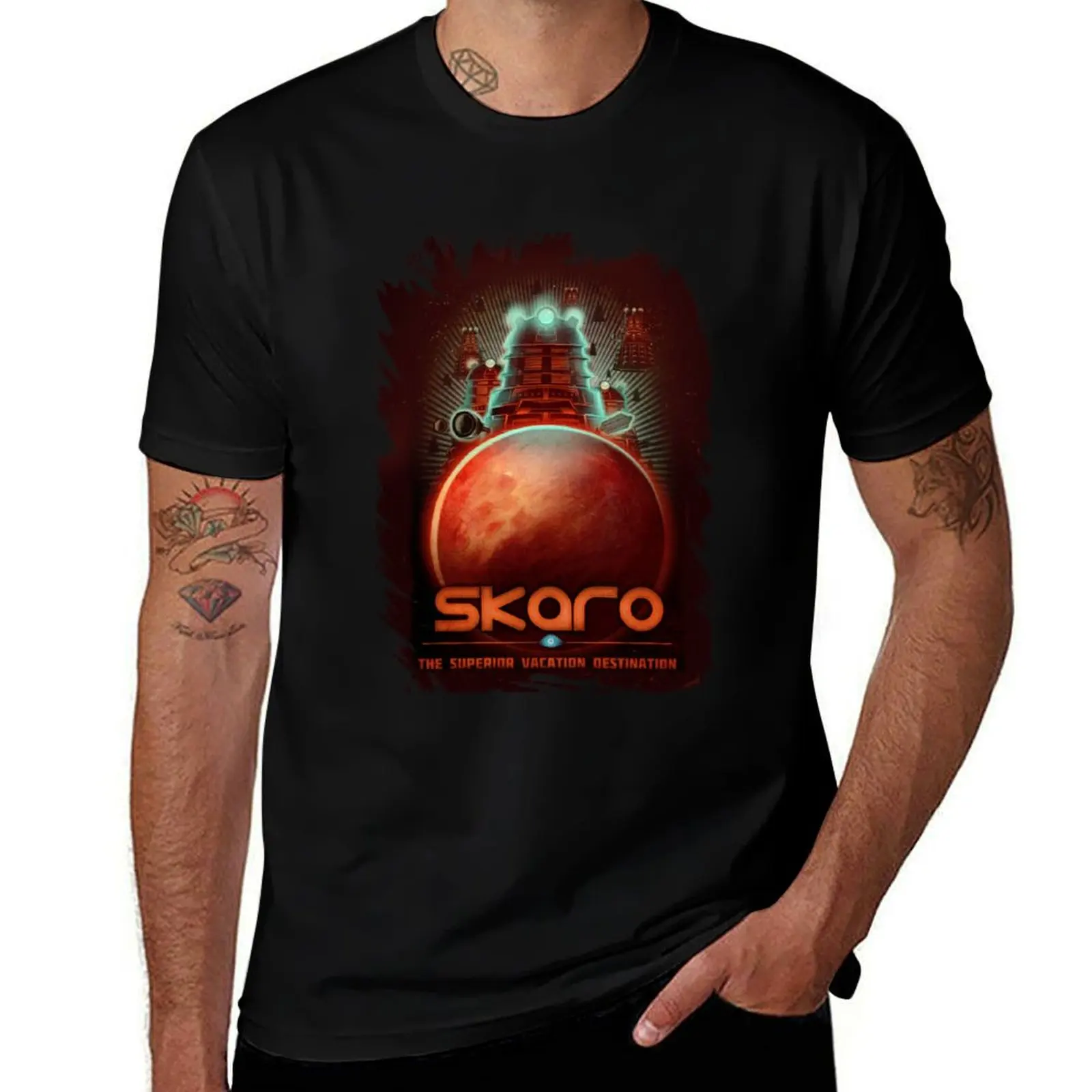 

Travel To... Skaro! T-Shirt Casual Soft Cotton Short Sleeve Tee