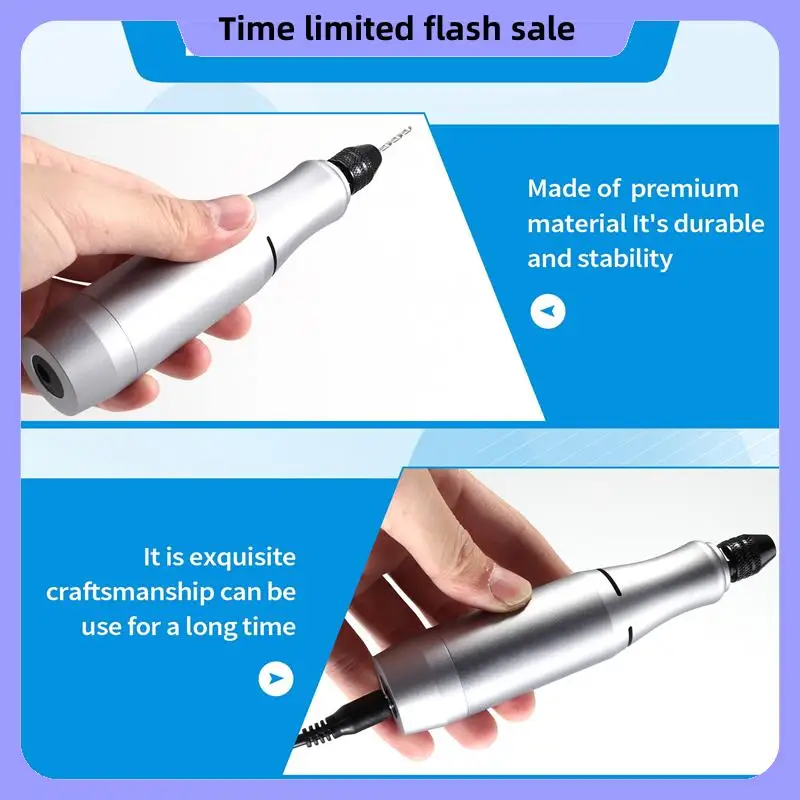 

A40T Mini Electric Grinder Stepless Speed Regulation Electric Drill Mini Drill Speed Rotary Tool For 18V-21V Battery