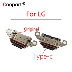 2-100Pcs Coopart New For LG G9 Velvet 5G G900 Q92 5G Q920 USB Charging Port Dock Plug Charger Connector Socket