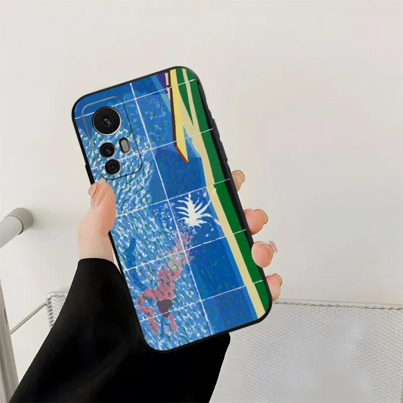 David Hockney Art Phone Case For Xiaomi POCOF3 X3 GT M4Pro M3 X4Pro NFC 10Pro Redmi Note 11 11T 10 9 Pro Plus Cover