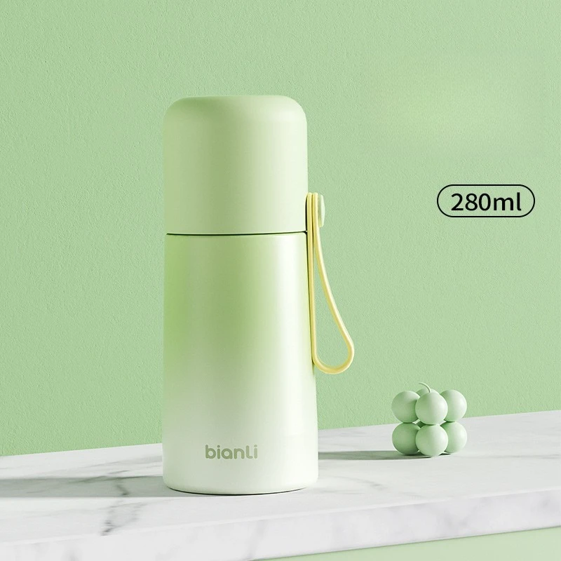 Botol minum anak perempuan berbahan stainless steel, botol minum anak dan pelajar