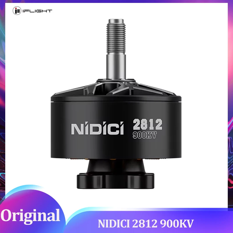 

iFlight NIDICI 2812 900KV Brushless Motor 5mm Shaft Compatible 8-9inch Propeller for RC FPV Drone