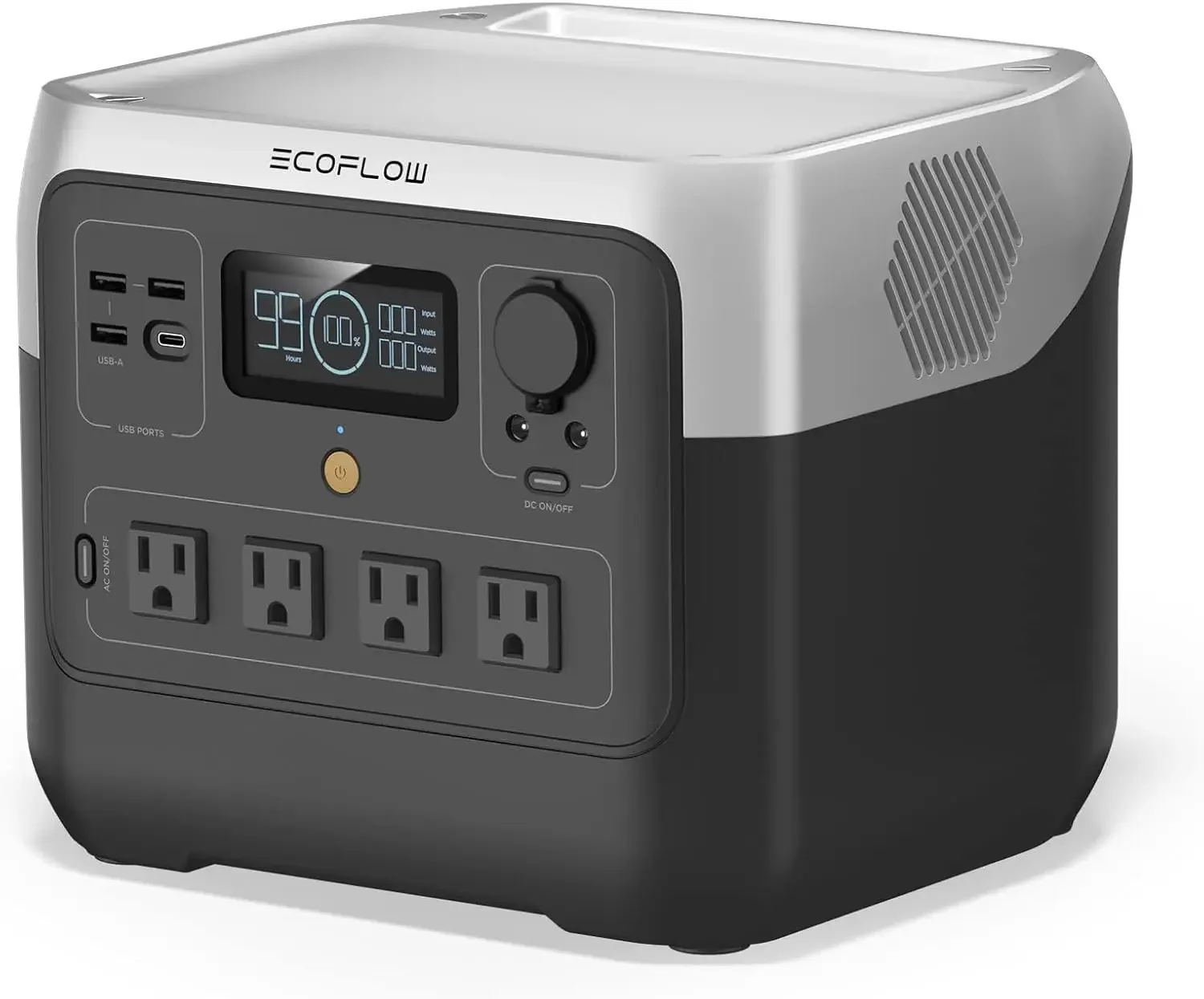 Portable Power Station RIVER 2 Pro,768Wh LiFePO4 Battery,70 Min Fast Charging, 4X800W (X-Boost 1600W) AC Outlets,Solar Generator