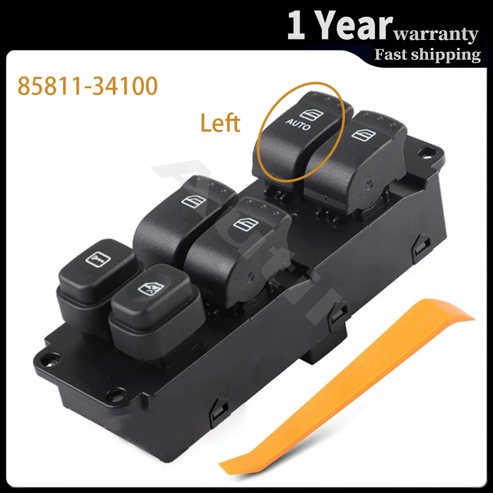 

Для Ssangyong Korando C 2011-2013 передняя левая сторона электрический главный переключатель окна кнопка управления 85811-34100 автомобильные аксессуары