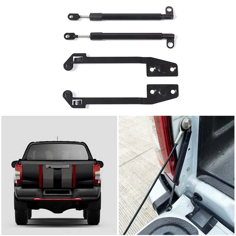 Car Rear Tailgate Slow Down Strut Tailgate Lift Supports Rod Lift Strut Bars For Mitsubishi L200 Triton MR KJ KK KL 2015-2023