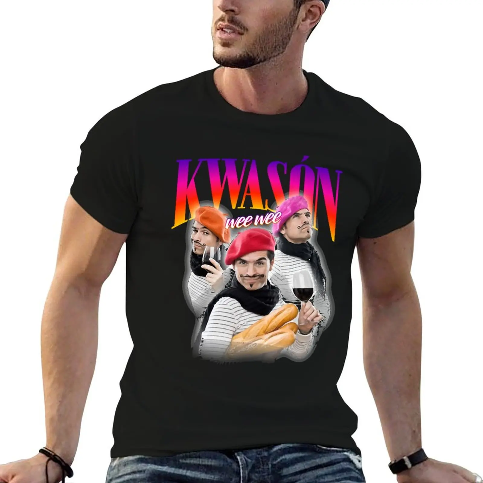 kwason (croissant) - the most french design T-Shirt Anti-Wrinkle Short Sleeve T-Shirt