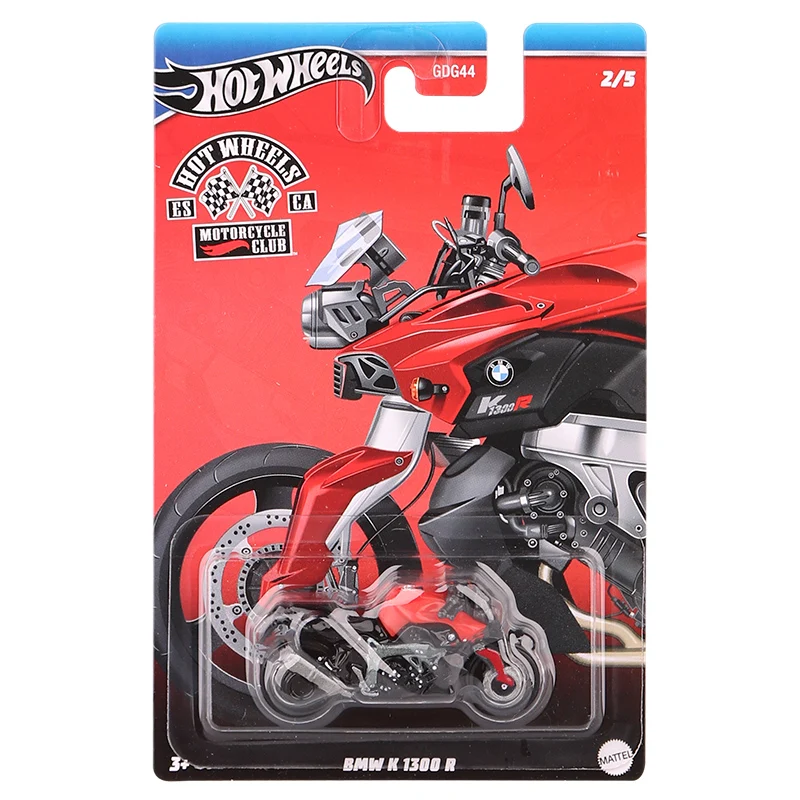 Hot Wheels Car Model Motorcycle Club Series Gdg44 Alloy Sports Collectible Car1/64 Bmw K1300r Model Room Ornament Birthday Toys