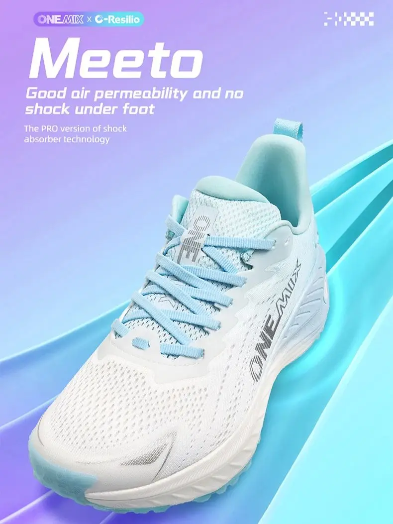 ONEMIX Jesienne Sneakersy Oddychające Buty do Biegania Męskie Lekkie Damskie Sportowe Sneakersy Męskie Buty na Siłownię Męskie Buty Sportowe na Zewnątrz — zdjęcie 2