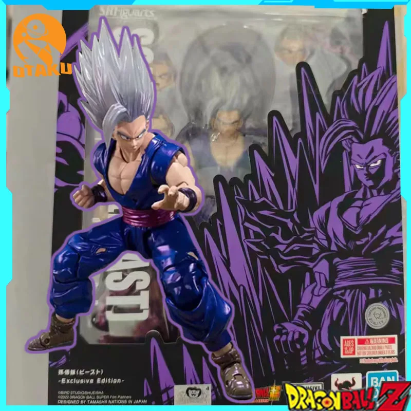 

In Stock Shf Son Gohan (Beast) Sdcc-2025-Exclusive Edition Dragon Ball Figures Super Super Hero Pvc Model Collection Toys Gifts